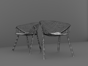 chair 3D मॉडल