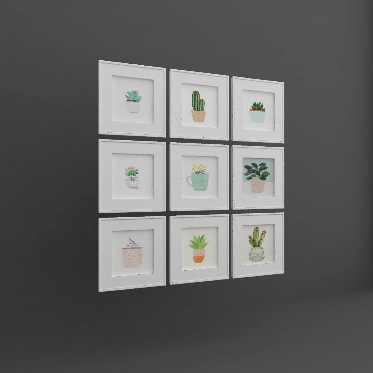 frame set 3D Model .c4d .max .obj .3ds .fbx .stl .blend 