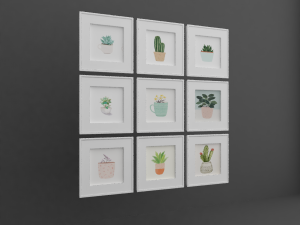 frame set Modello 3D
