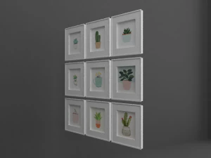 frame set 3D Model