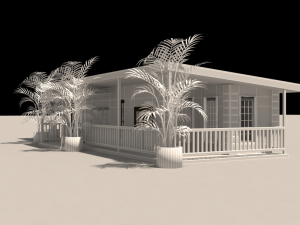 summer house 3D Model