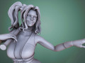 Harley Quinn 3D Print Statue 3D Model