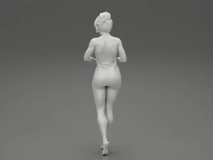Woman Getting Out From Bathtub 3D Print Model 3D Print Model