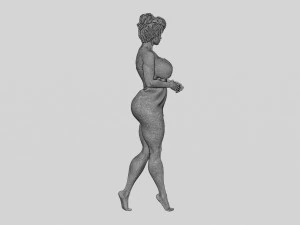 Woman Getting Out From Bathtub 3D Print Model 3D Print Model
