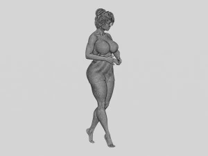 Woman Getting Out From Bathtub 3D Print Model 3D Print Model
