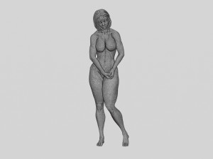 Sad Woman On beach Bikini 3D Print Model 3D-Druckmodell