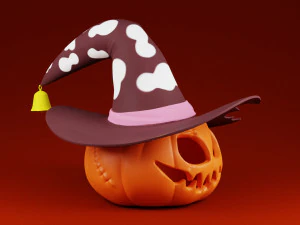 Halloween Pumpkin 3D Print Model 3D Print Model