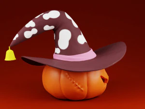 Halloween Pumpkin 3D Print Model 3D Print Model