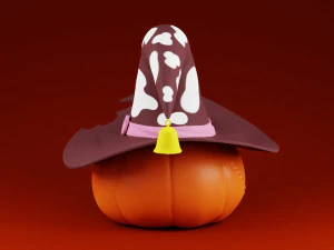 Halloween Pumpkin 3D Print Model 3D Print Model