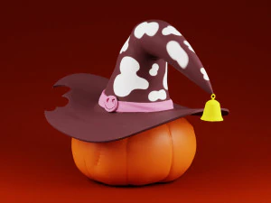 Halloween Pumpkin 3D Print Model 3D Print Model
