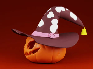 Halloween Pumpkin 3D Print Model 3D Print Model