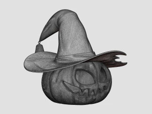 Halloween Pumpkin 3D Print Model 3D Print Model