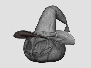 Halloween Pumpkin 3D Print Model 3D Print Model