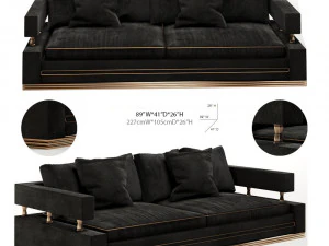 divano ldorado moderno Modello 3D