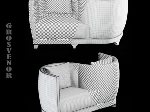 grosvenor sofa 3D Модель