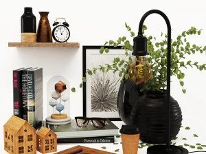 decorative setmodern 3D Model