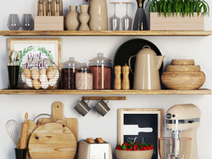 kitchen accessories 002 3D Model