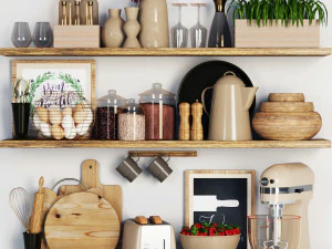 acess&oacute;rios de cozinha 002 Modelo 3D