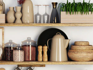 kitchen accessories 002 3D Model