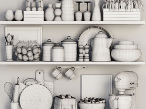 kitchen accessories 002 3D Модель