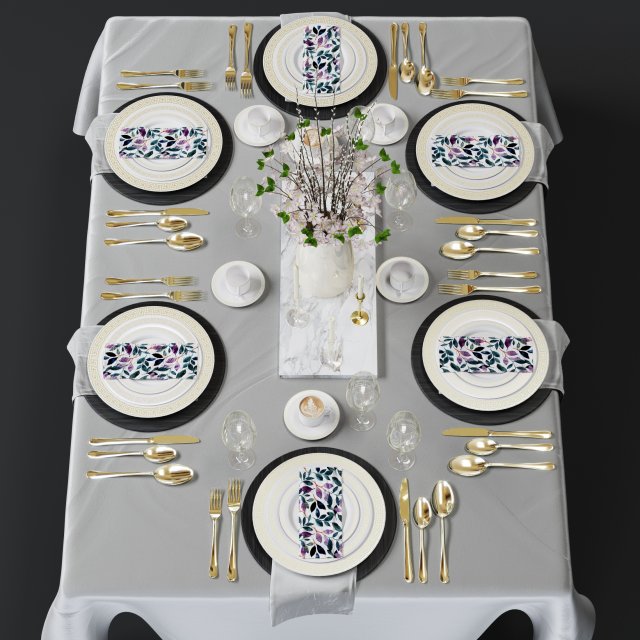 tableware01 3D मॉडल .c4d .max .obj .3ds .fbx .stl .blend 