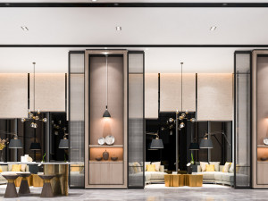 modern sales department 3Dモデル