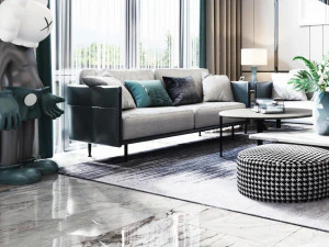 modern living room 3D Model
