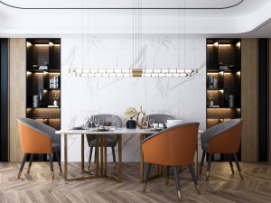 modern restaurant Modèle 3D