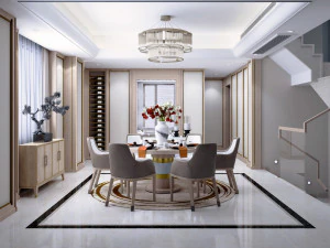 현대적인 레스토랑 3D 모델