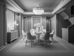 modern restaurant 3D Модель
