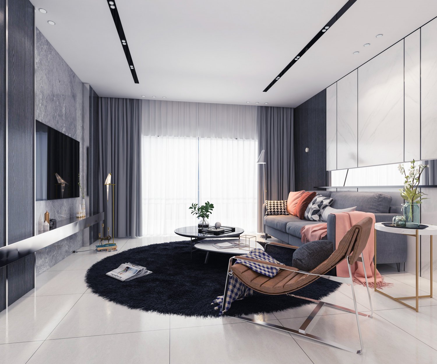 Modern Living Room 3d Model In Living Room 3dexport