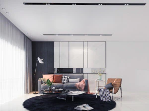 modern living room 3D Model