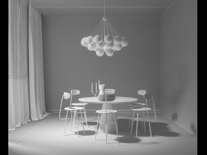 modern restaurant 3D Model
