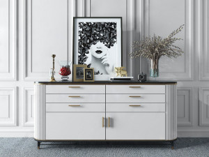 modern side cabinet Modèle 3D