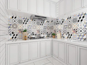 nordic living room restaurant 3D Model