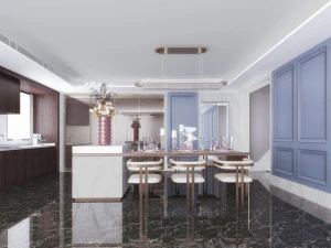 modern restaurant 3D Model