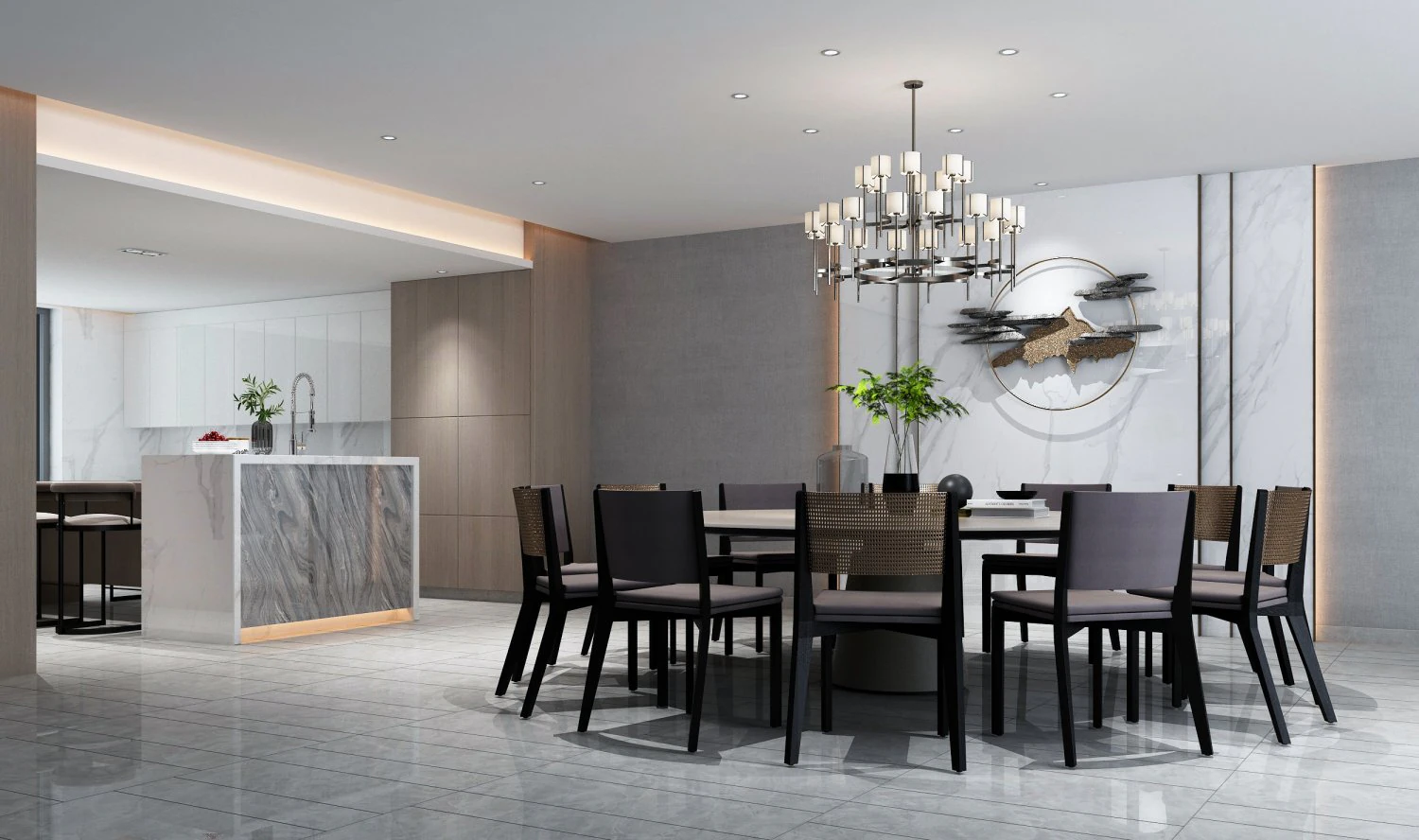 new chinese restaurant 3D Model .c4d .max .obj .3ds .fbx .stl .blend