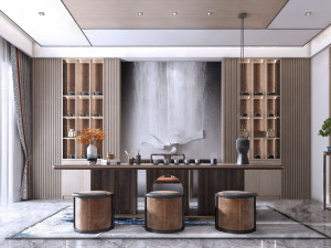 new chinese tea room 3D Model