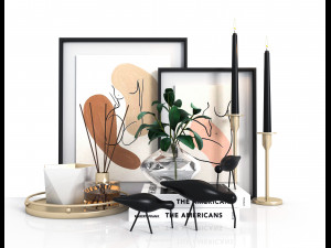 nordic glass vase 3D Model
