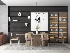 북유럽 레스토랑 3D 모델