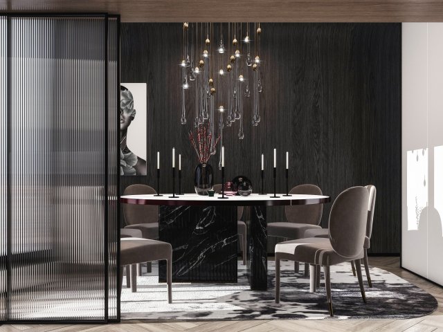 modern restaurant Modèle 3D .c4d .max .obj .3ds .fbx .stl .blend 