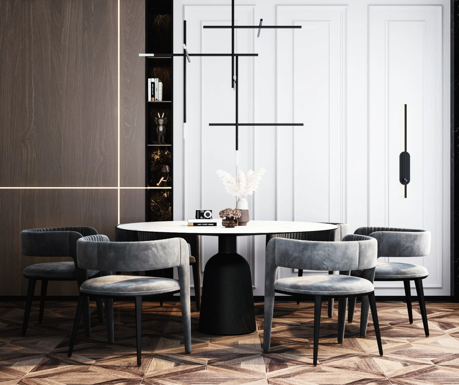 modern restaurant 3D Model .c4d .max .obj .3ds .fbx .stl .blend 