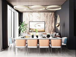 modern restaurant 3D Model
