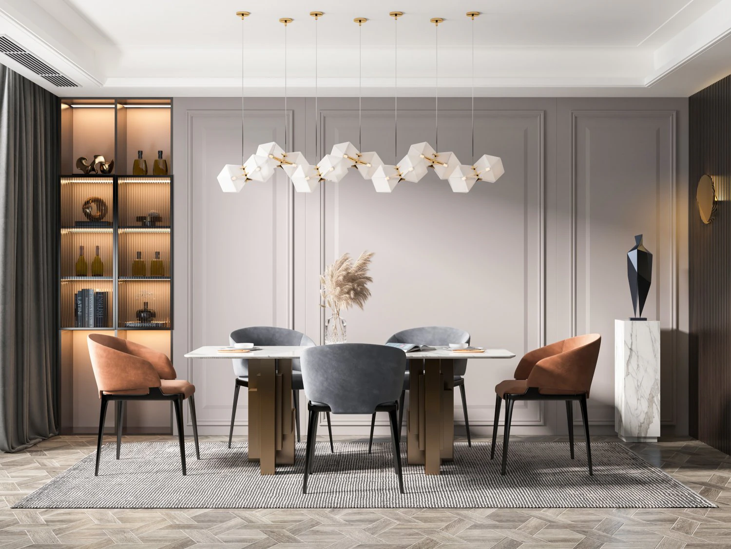 modern restaurant 3D Model .c4d .max .obj .3ds .fbx .stl .blend