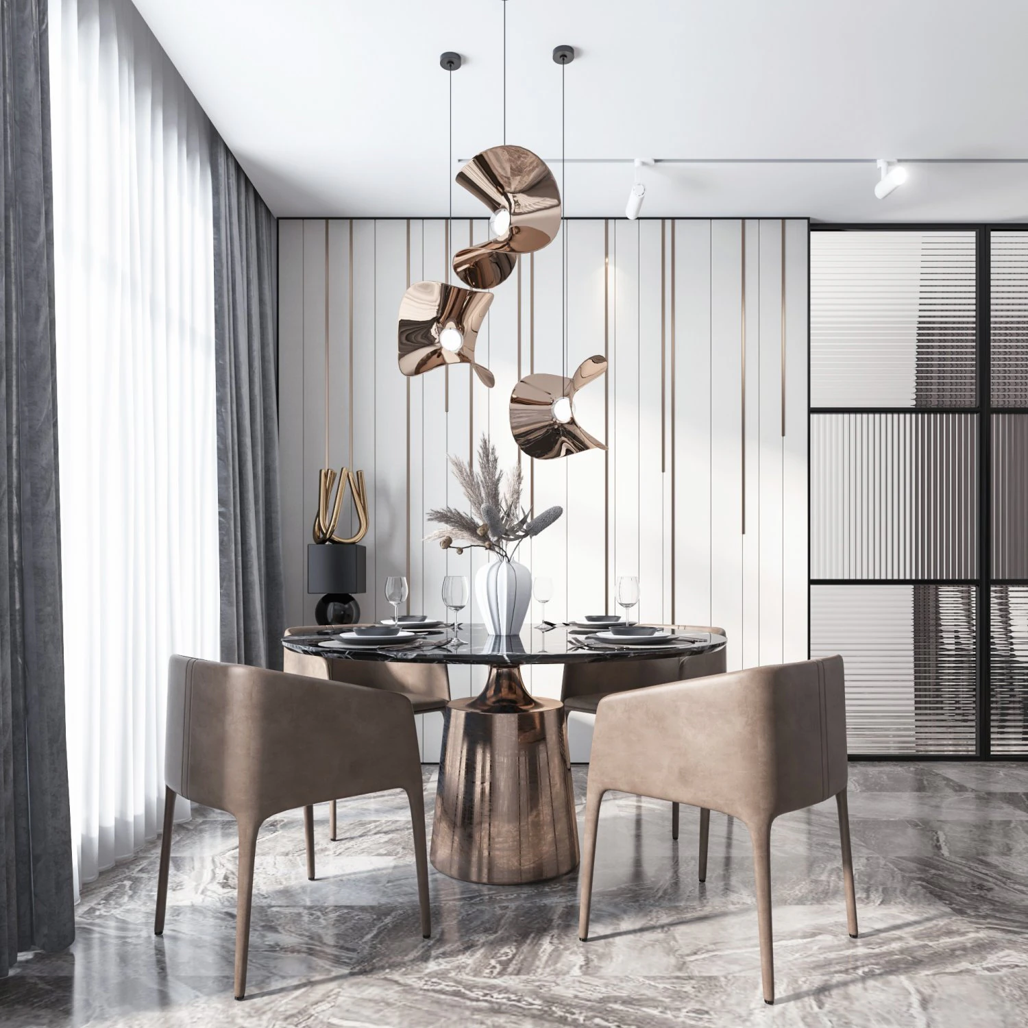modern restaurant 3D Model .c4d .max .obj .3ds .fbx .stl .blend 
