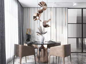 modern restaurant 3Dモデル