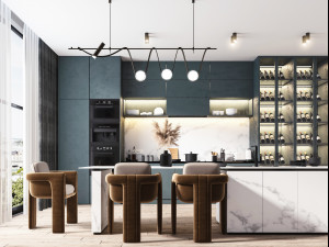 modern restaurant 3D Model
