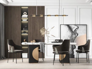 モダンなレストラン 3Dモデル