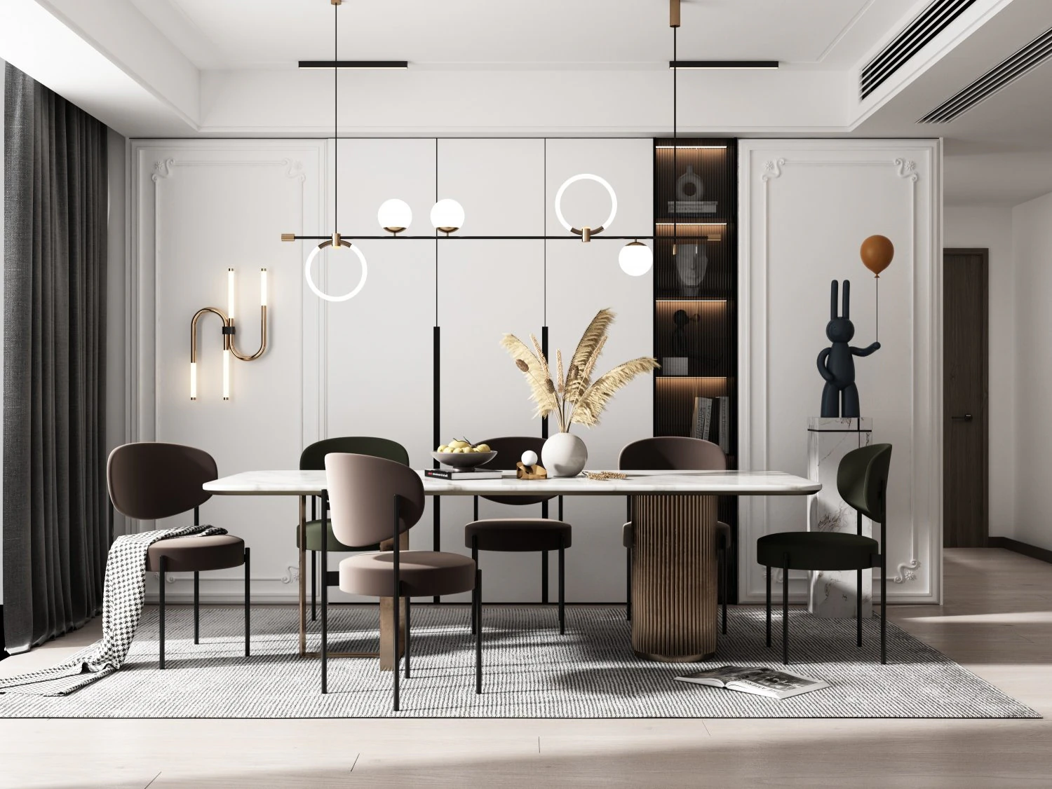modern restaurant 3D Model .c4d .max .obj .3ds .fbx .stl .blend