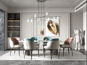 modern restaurant 3Dモデル